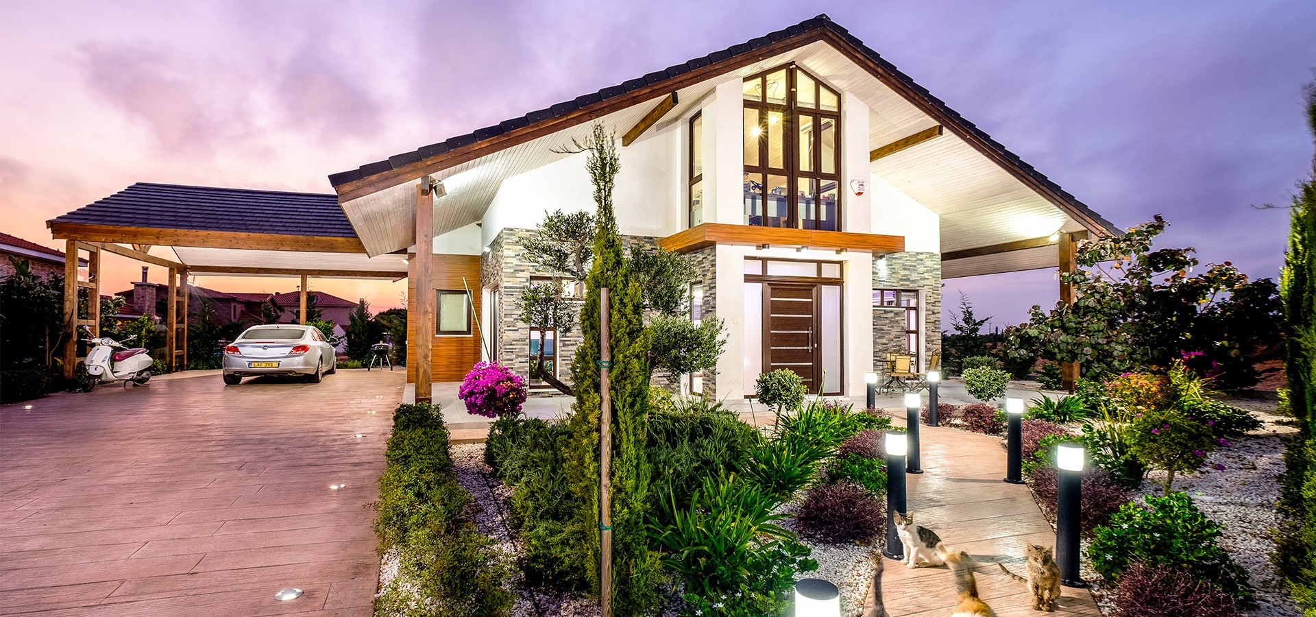 Completed Smart-Timber™ home by ÖKOHAUS GER